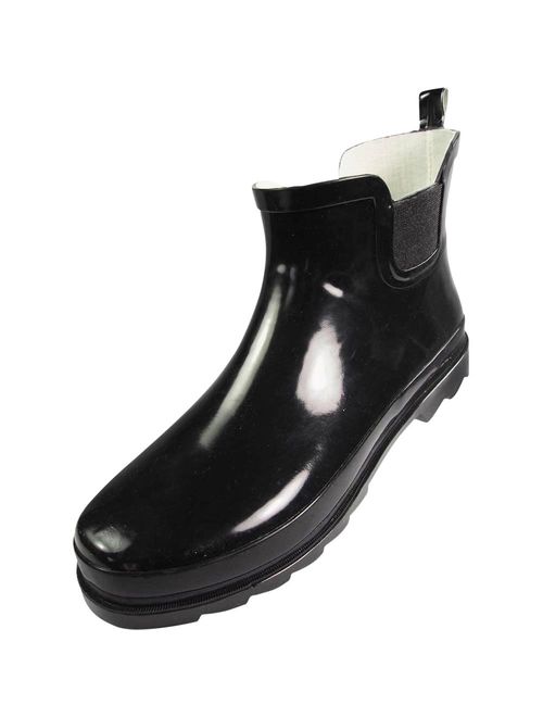 NORTY - Womens Ankle Rain Boots - Ladies Waterproof Garden Boot