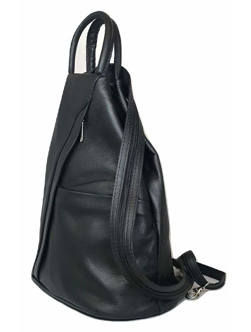 LaGaksta Submedium Leather Backpack Purse