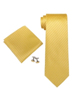 Landisun Skinny Tie Silk Tie Satin Slim Necktie Exclusive