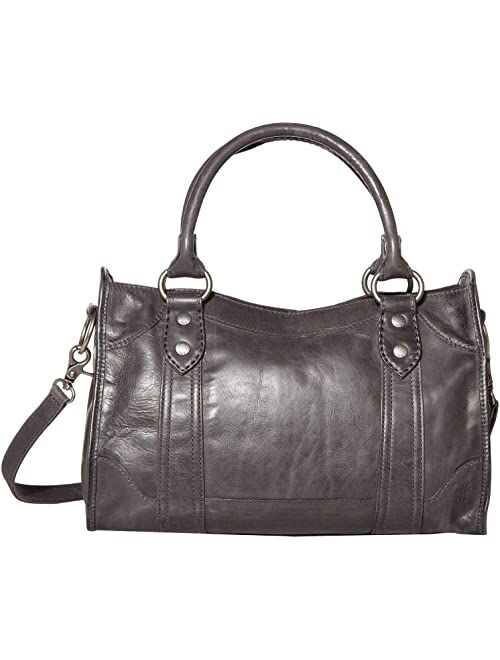 Frye Melissa Zip Satchel Leather Handbag