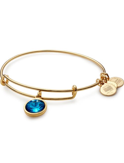 Alex and Ani Bangle Bar Imitation Birthstone Bangle Bracelet, 2.75