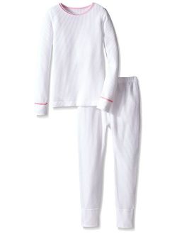 Girls' Waffle Thermal Underwear Set