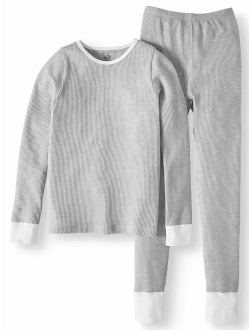 Girls' Waffle Thermal Underwear Set