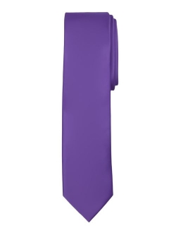 Men's Slim Width 2.75" Solid Color Tie