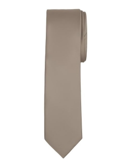 Men's Slim Width 2.75" Solid Color Tie