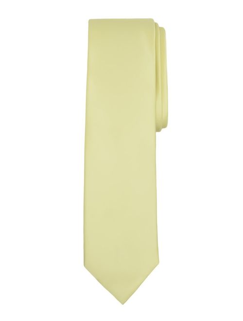 Jacob Alexander Men's Slim Width 2.75" Solid Color Tie