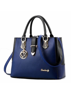 Purses and Handbags for Women Tote Shoulder Crossbody Bags with Long Strap Detachable