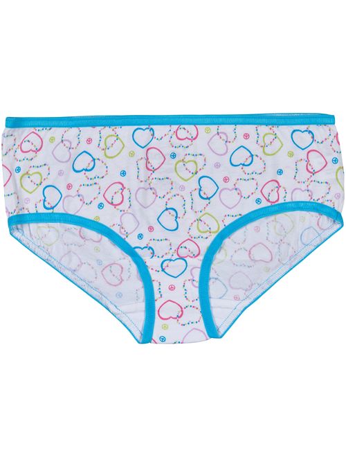 Trimfit Girls 100% Cotton Colorful Hipster Panties (Pack of 10)