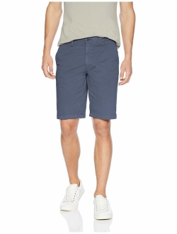 Amazon Brand - Goodthreads Men's 11 Cotton Solid Relaxed Flt Ziper Fly Short