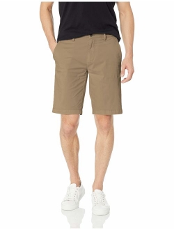 Amazon Brand - Goodthreads Men's 11 Cotton Solid Relaxed Flt Ziper Fly Short