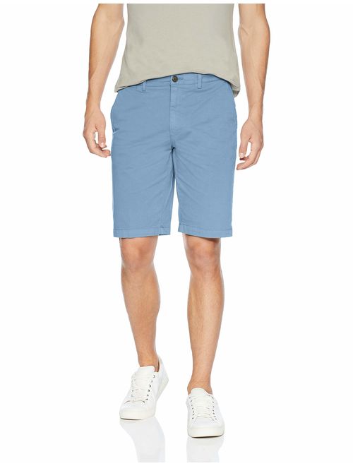 Amazon Brand - Goodthreads Men's 11 Cotton Solid Relaxed Flt Ziper Fly Short