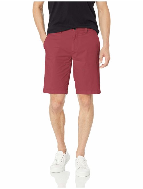 Amazon Brand - Goodthreads Men's 11 Cotton Solid Relaxed Flt Ziper Fly Short