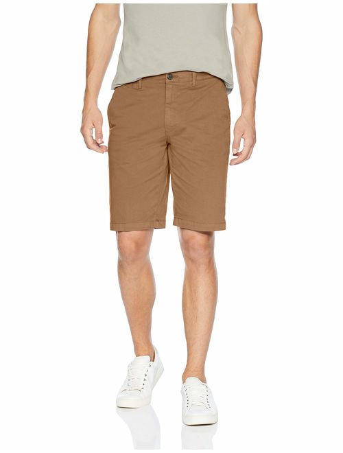 Amazon Brand - Goodthreads Men's 11 Cotton Solid Relaxed Flt Ziper Fly Short