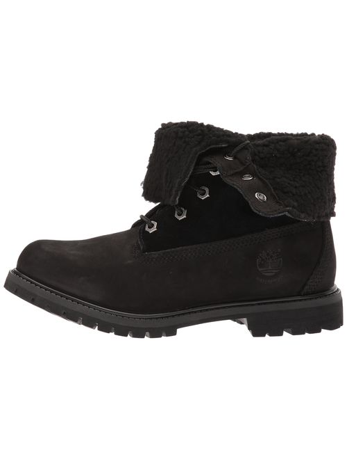 Timberland Women's Teddy Fleece Fold-Down Waterproof Boot