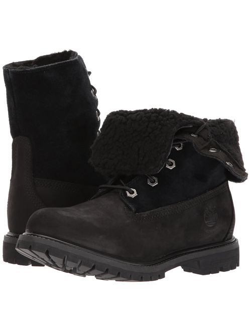 Timberland Women's Teddy Fleece Fold-Down Waterproof Boot