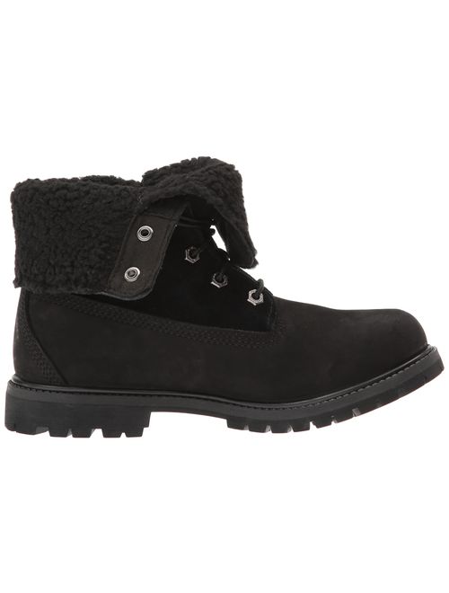 Timberland Women's Teddy Fleece Fold-Down Waterproof Boot