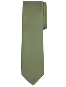 Men's Extra Long Solid Color Tie