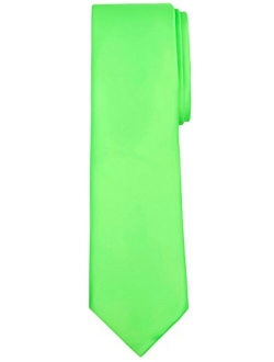 Men's Extra Long Solid Color Tie