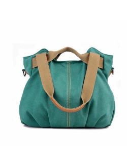 Women Ladies Bags Vintage Hobo Canvas Daily Purse Shoulder Tote Shopper Handbag