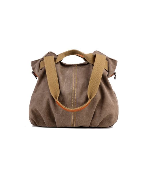 Women Ladies Bags Vintage Hobo Canvas Daily Purse Shoulder Tote Shopper Handbag