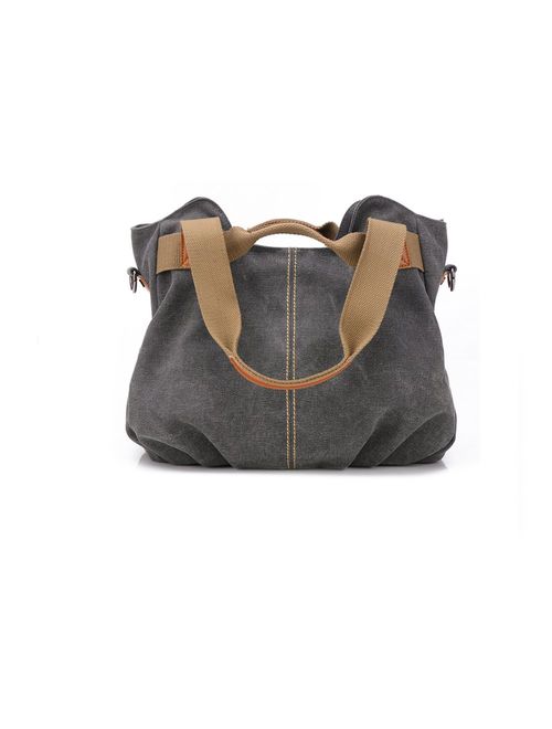 Women Ladies Bags Vintage Hobo Canvas Daily Purse Shoulder Tote Shopper Handbag