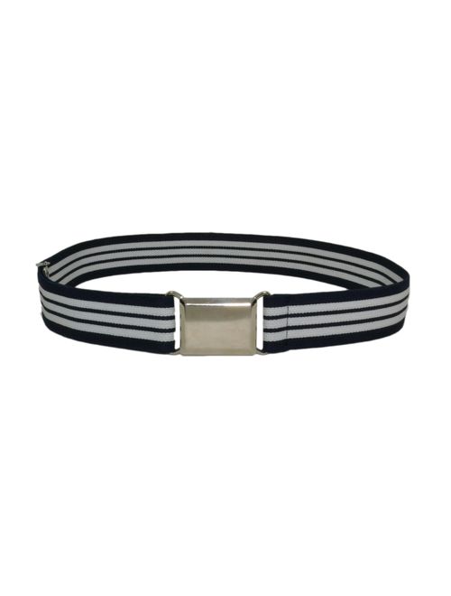 HOLD'EM Kids Belts for Boys Fabric Silver Square Buckle 1