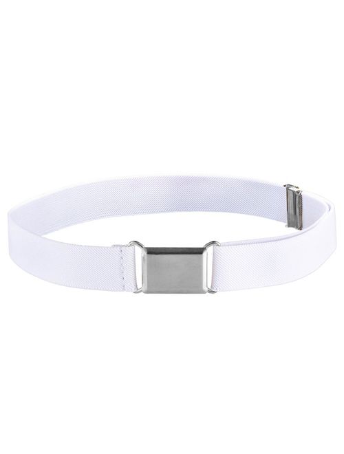 HOLD'EM Kids Belts for Boys Fabric Silver Square Buckle 1