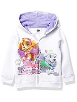 Paw Patrol Girls' Graphic Zip-up Hoodie