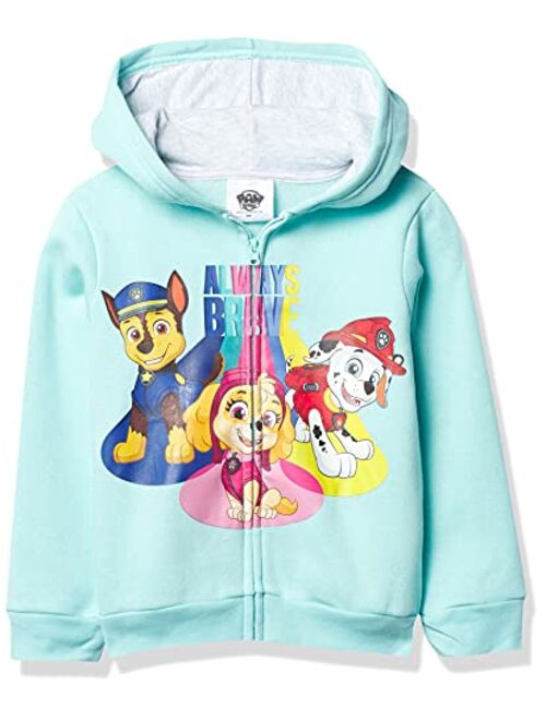 Paw Patrol Girls' Graphic Zip-up Hoodie