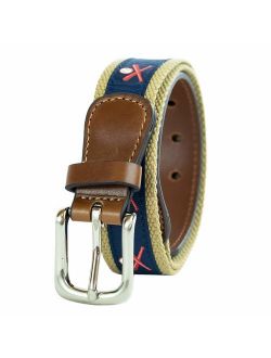 WHIPPY Kids Reversible Belt, Leather Dress Belts for Boys Girls Toddler 