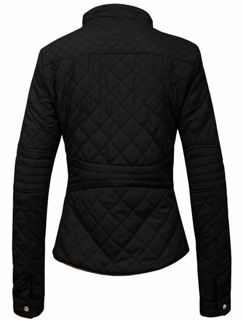 NE PEOPLE Womens Lightweight Quilted Zip Jacket (S-3XL)