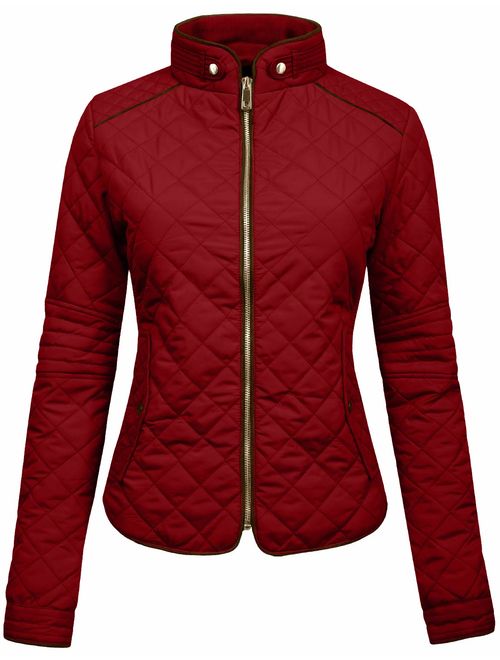 NE PEOPLE Womens Lightweight Quilted Zip Jacket (S-3XL)