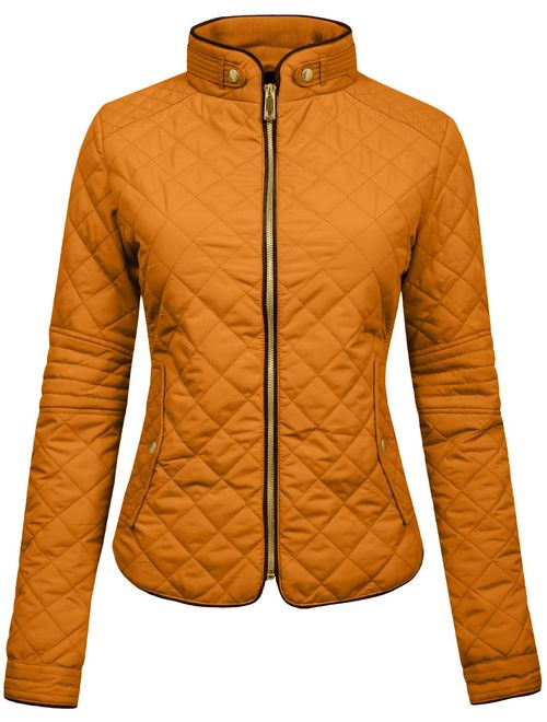 NE PEOPLE Womens Lightweight Quilted Zip Jacket (S-3XL)