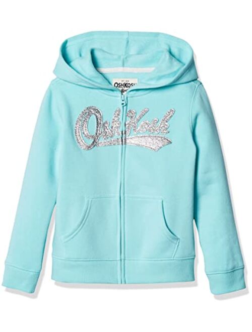 OshKosh B'Gosh Girls' Full Zip Logo Hoodie