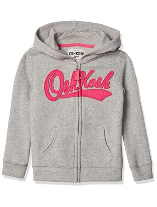 OshKosh B'Gosh Girls' Full Zip Logo Hoodie