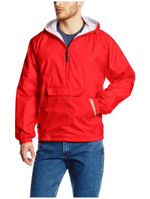 Charles River Apparel Unisex-Adult's Wind & Water-Resistant Pullover Rain Jacket (Reg/Ext Sizes)