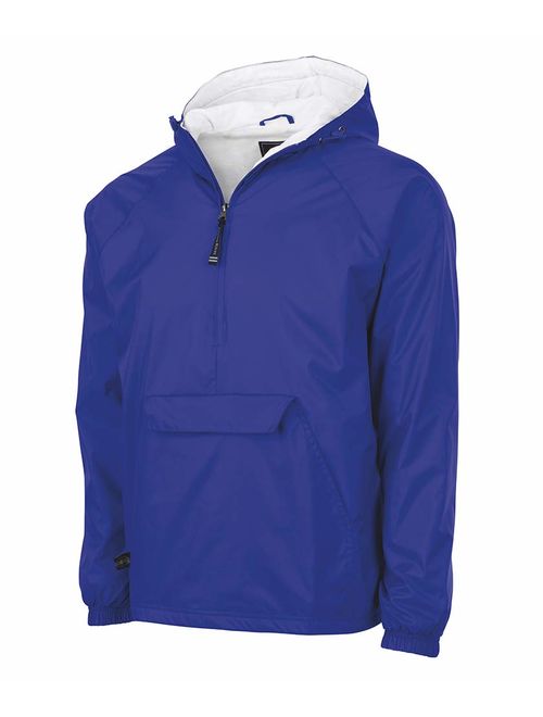 Charles River Apparel Unisex-Adult's Wind & Water-Resistant Pullover Rain Jacket (Reg/Ext Sizes)