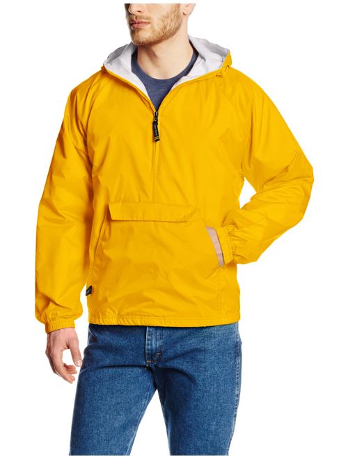 Charles River Apparel Unisex-Adult's Wind & Water-Resistant Pullover Rain Jacket (Reg/Ext Sizes)