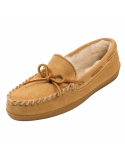 Minnetonka Women's Hardsole Pile-Lined Slipper