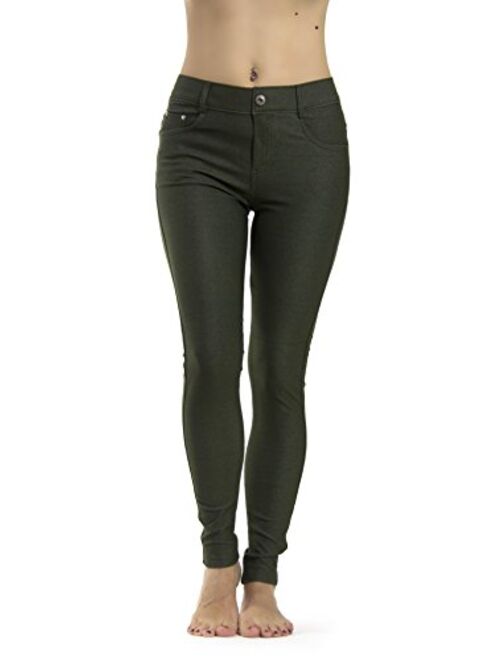 Buy Prolific Health Women's Jean Look Jeggings Tights Slimming Many Colors  Spandex Leggings Pants Capri S-XXXL online | Topofstyle