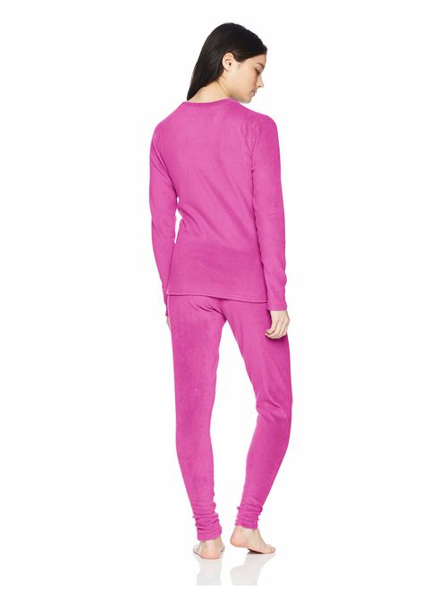 Fruit of the Loom Women's Regular Stretch Fleece Thermal Set