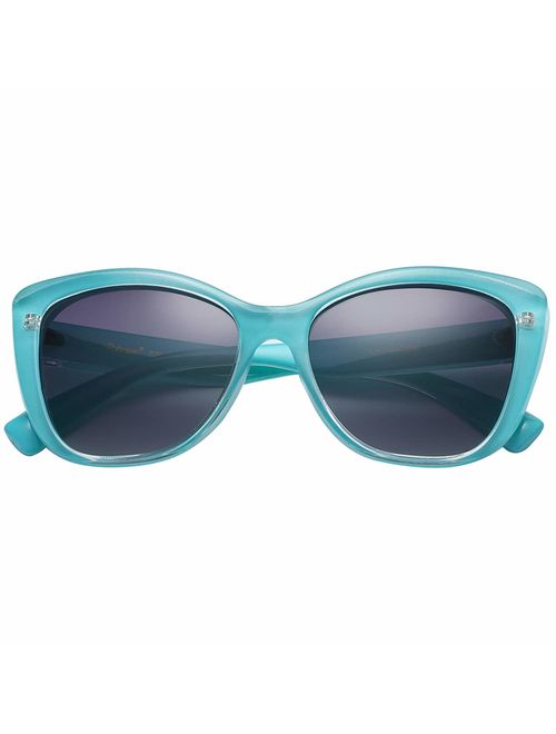 Polarspex Polarized Women's Oversized Square Jackie O Cat Eye Fashion Sunglasses