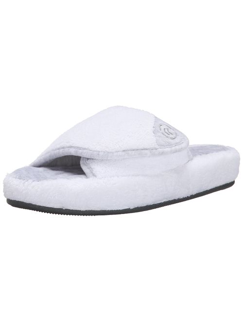 Isotoner Women's Microterry Pillowstep Spa Slide