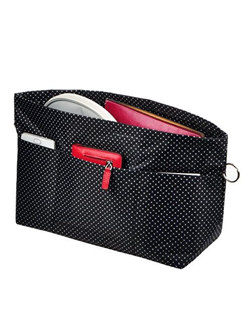 Vercord Handbag Purse Tote Pocketbook Organizer Insert Zipper Closure 11 Pockets 3 Sizes Many Colors