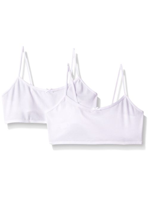 Hanes Girl's Crop Top Bralette (Pack of 2)