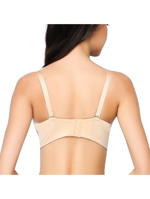 FallSweet Front Close Push Up Bra | Wirefree & Seamless | No Dig Comfort  Brassiere