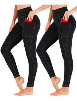 Heathyoga Yoga Pants with Pockets Extra Soft Squat Proof Leggings With Pockets