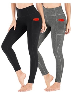 Heathyoga Yoga Pants with Pockets Extra Soft Squat Proof Leggings With Pockets