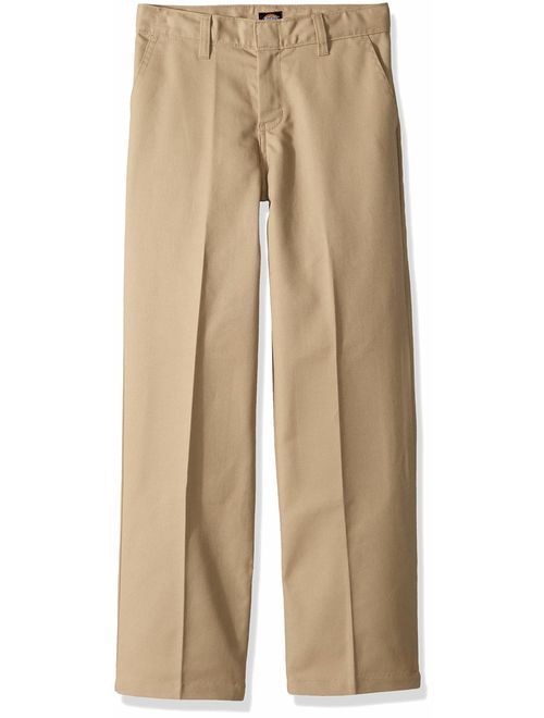 Dickies Boys' Flex Waist Flat Front Pant