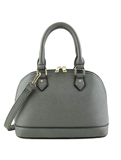 Zip-Around Classic Dome Satchel